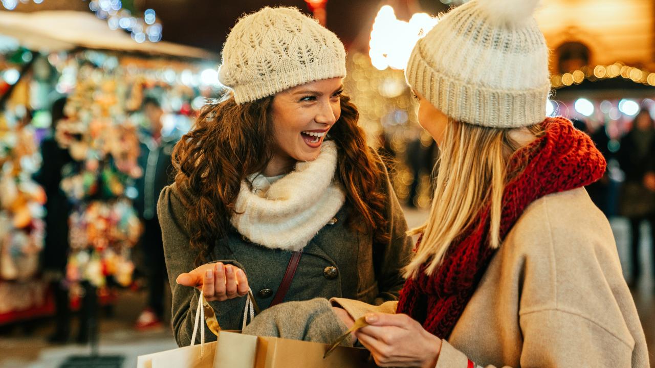 Shopping vor Weihnachten